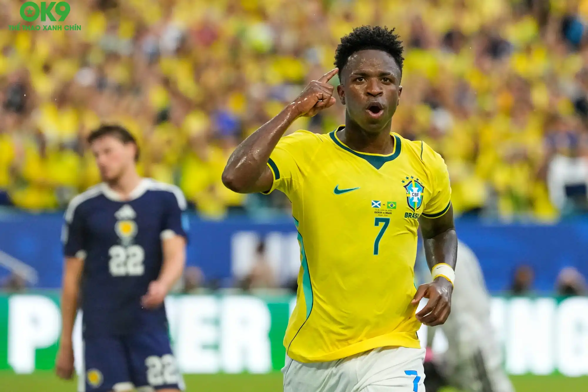 Vinicius Junior tiếp tục là mũi tấn công nguy hiểm nhất của Selecao